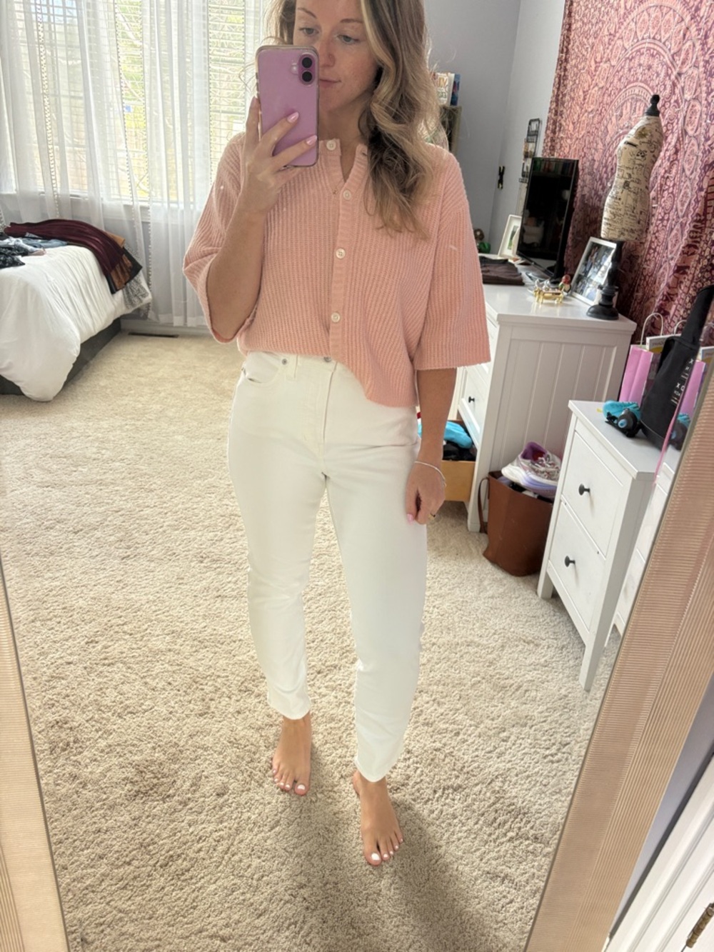 Madewell The Perfect Vintage Jean Size 28 Off White